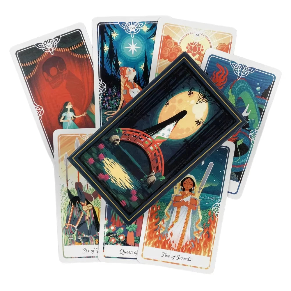 Tarot of the Divine A Deck and Guidebook Inspired by Deities Folklore and Fairy Tales from Around the World Tarot Cards Game