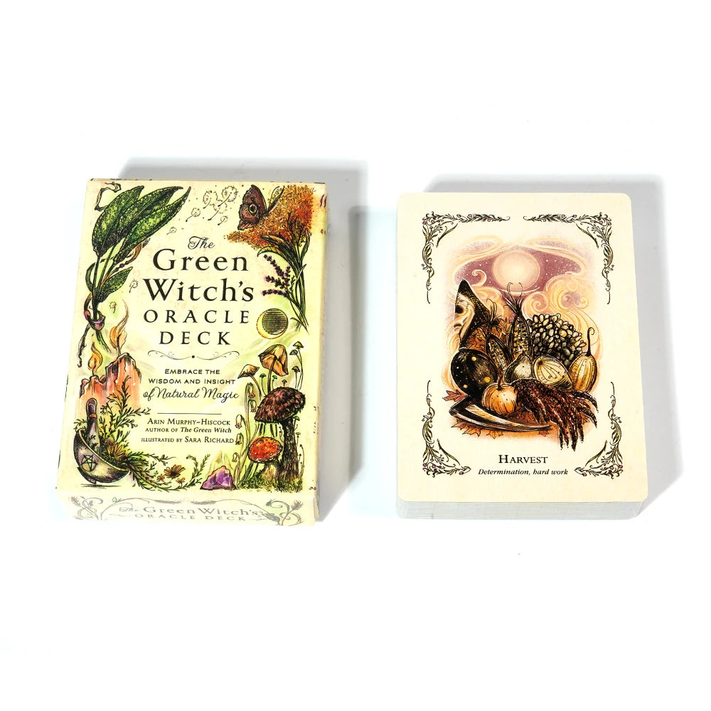The Green Witch's Oracle Deck Embrace the Wisdom and Insight of Natural Magic Green Witch Witchcraft Series Tarot Cards