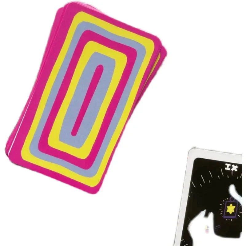 The Weird Cat Tarot English Card Game  Divination Game Gift Board Table Game Oracles and Divination Party Easy Tarot Board game