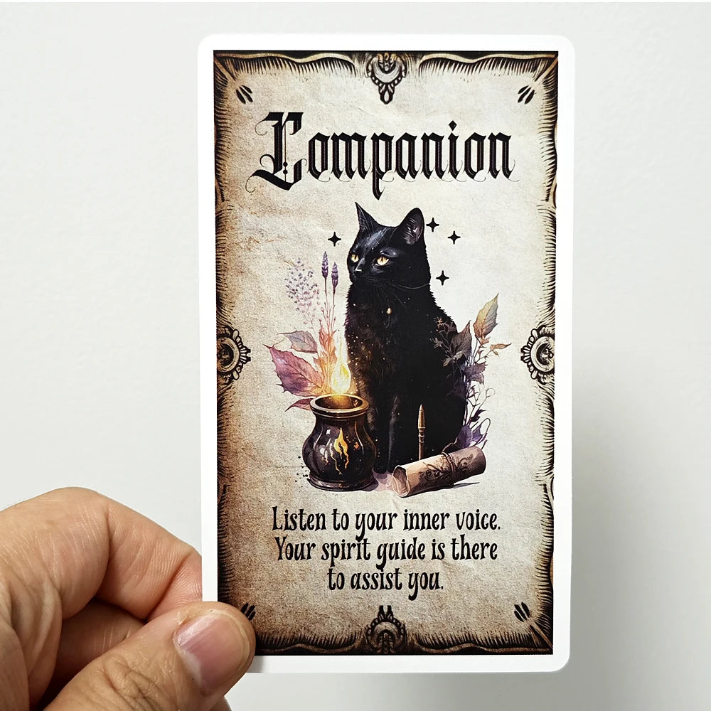 Wise Witch Oracle Deck 12*7cm 20 Pcs Oracle Cards Divination Tool, Tarot Reading, Witchcraft, Wicca, Grimoire, Bos