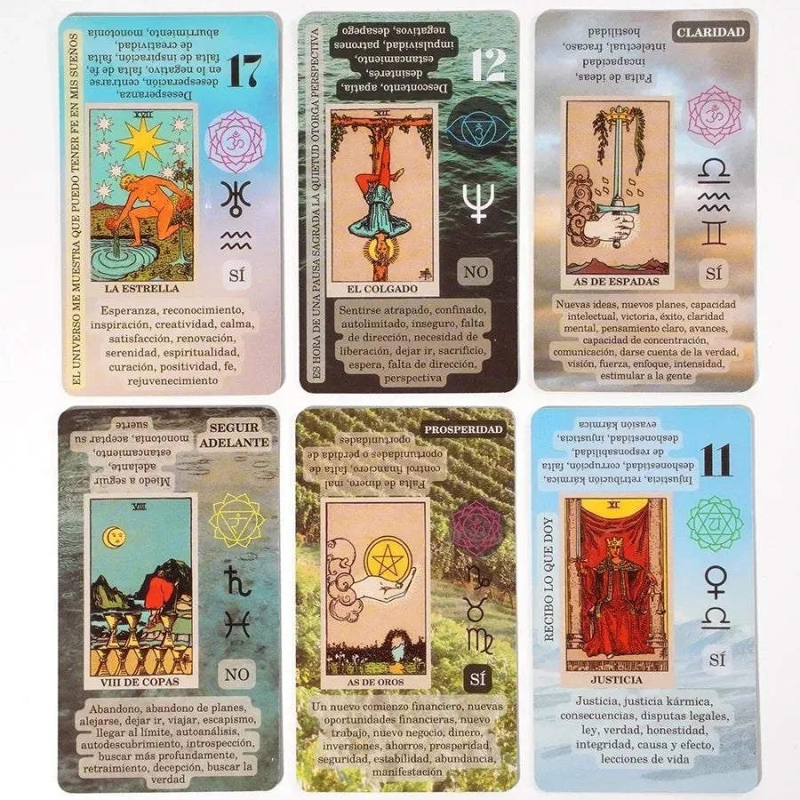 Learning Tarot Cards Training Tarot Cards Flexible Beginner Tarot Deck Spirit Oracle Cards With Meanings On Them For Beginners