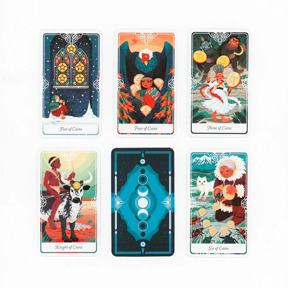 Tarot of the Divine A Deck and Guidebook Inspired by Deities Folklore and Fairy Tales from Around the World Tarot Cards Game