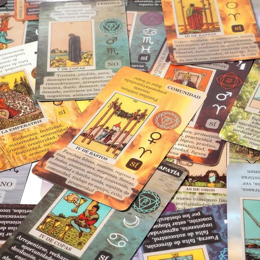 Learning Tarot Cards Training Tarot Cards Flexible Beginner Tarot Deck Spirit Oracle Cards With Meanings On Them For Beginners