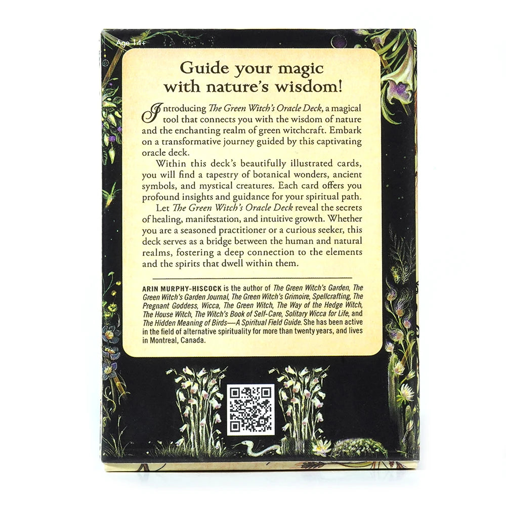 The Green Witch's Oracle Deck Embrace the Wisdom and Insight of Natural Magic Green Witch Witchcraft Series Tarot Cards