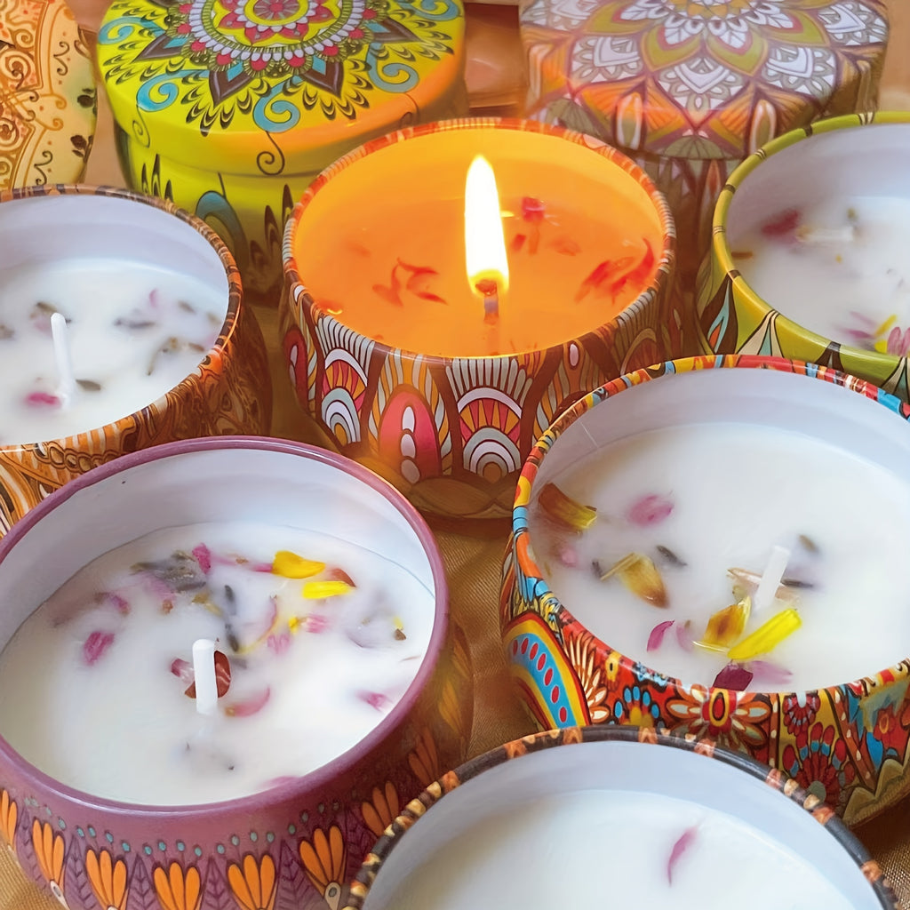 24 Packs Set - Dried Flowers Craft Kit - Dried Plant Kit, Witchcraft Kit, Resin Jewelry Making, DIY Candle, Seasonal Decor - Roses, Jasmine, Peony, Lavender, Forget-me-not, Etc - For Crafters & DIY Enthusiasts - Perfect Gift