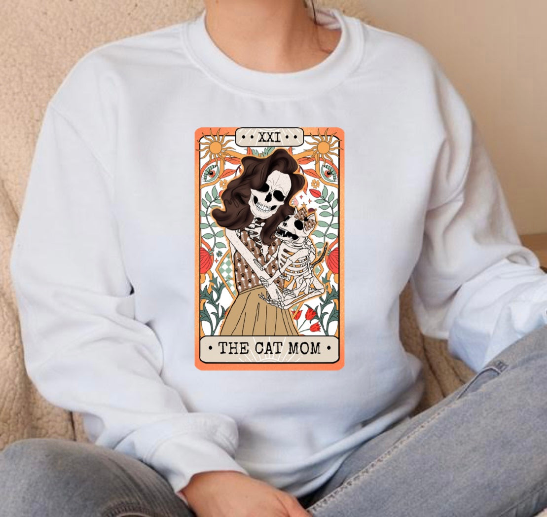 The Cat Mom Tarot Card